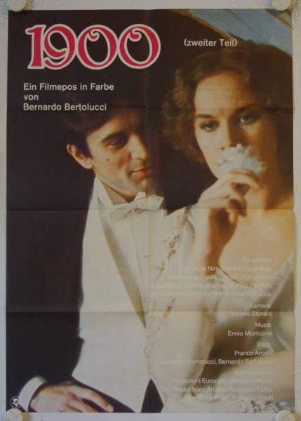 1900 - Novecento Part 2 original release East-German movie poster